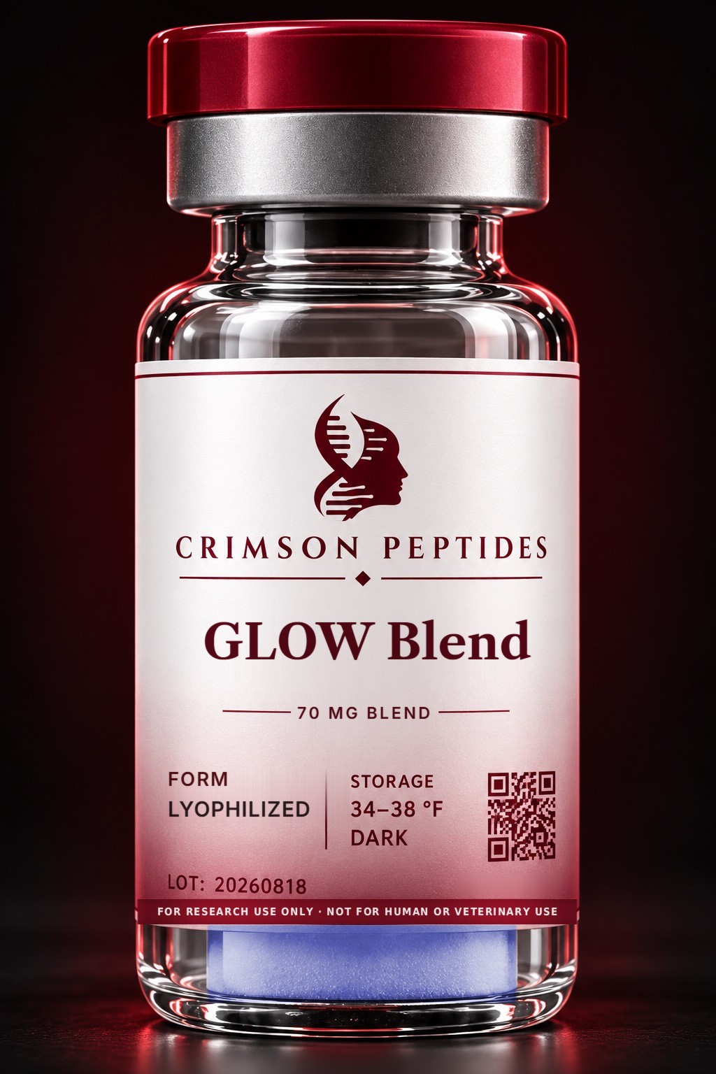 GLOW Blend research vial